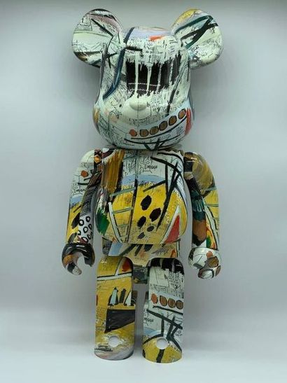 Bearbrick Jean-Michel Basquiat 1000%, 2017 



Figurine en vinyle peint 

Empreinte...