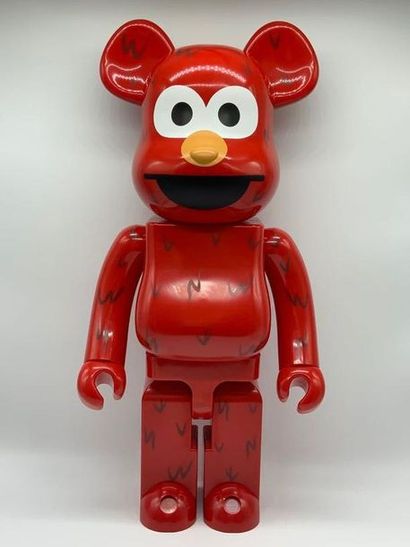 Bearbrick SESAME STREET : Elmo 1000%, 2016 



Figurine en vinyle peint 

Empreinte...