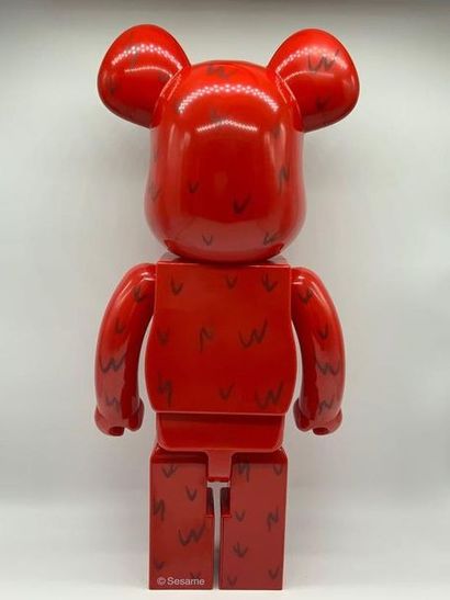 Bearbrick SESAME STREET : Elmo 1000%, 2016 



Figurine en vinyle peint 

Empreinte...