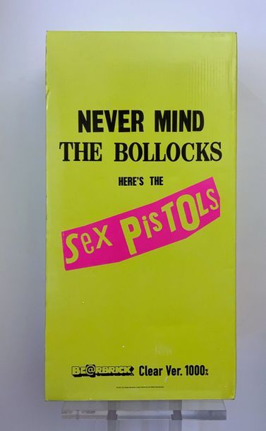 Bearbrick Sex Pistols : Nevermind The Bollocks 1000% (Version transparente), 2015...