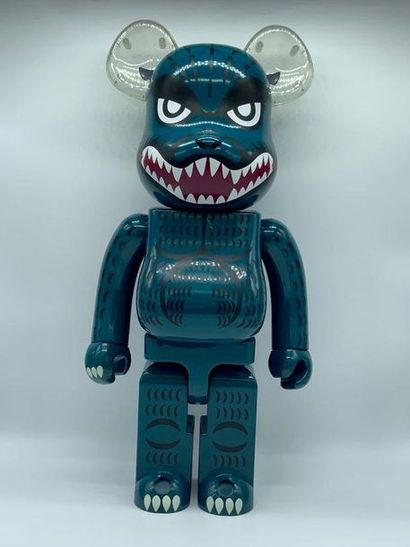 Bearbrick Godzilla 1000%, 2014 



Figurine en vinyle peint 

Empreinte sous les...