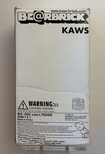 KAWS / Bearbrick KAWS 1000% (Gris), 2002



Figurine en vinyle peint 

Empreinte...
