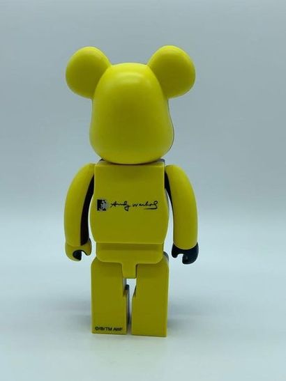 Bearbrick Andy Warhol 400%, 2015 



Figurine en vinyle peint 

Empreinte sous les...