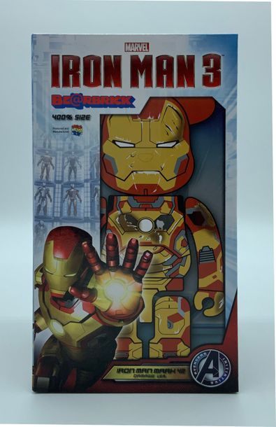 Bearbrick MARVEL : Iron Man 3 - Mark 42 (Damage Ver.) 400%, 2015 



Figurine en...