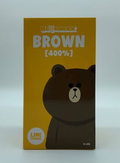 Bearbrick LINE Friends - Brown 400%, 2013 



Figurine en vinyle peint 

Neuf, jamais...