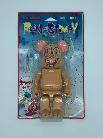 Bearbrick Ren & Stimpy : Ren Höek 400%, 2010 



Figurine en vinyle peint 

Empreinte...