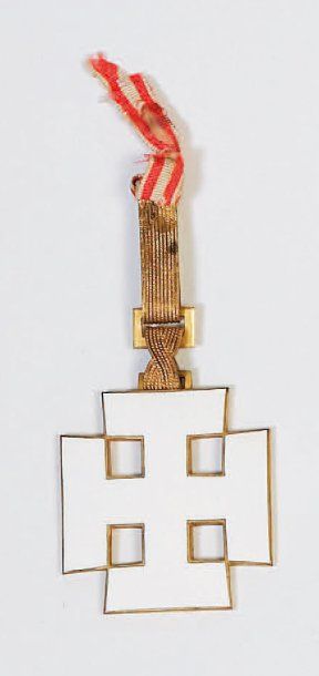 null AUTRICHE Ière RÉPUBLIQUE Ordre du Mérite (1924-1938). Croix de Chevalier. Bronze...