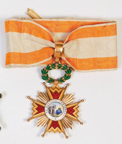 null ESPAGNE (ROYAUME) Ordre d'Isabelle la Catholique (1815). Croix de Commandeur....