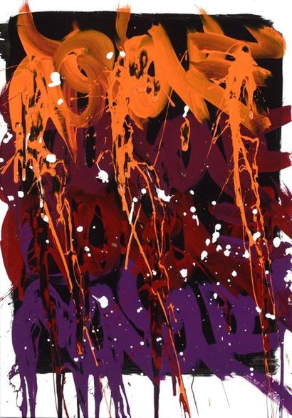 JONONE (Américain, né en 1963) JonOne (Américain, né en 1963) 

Look out, 2017 

Acrylique...