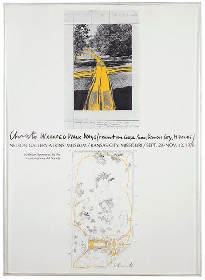 Javacheff CHRISTO (1935-2020) Javacheff CHRISTO (1935-2020)

WRAPPED WALKS WAYS,...