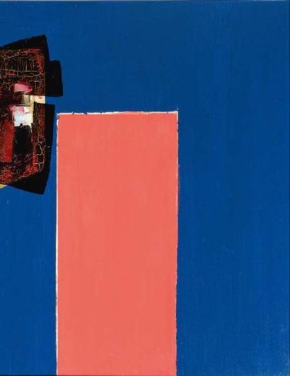HERMAN Jean, né en 1933 Composition abstraite, 1970 Huile sur toile, signée et datée...