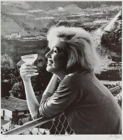 BARRIS Georges, né en 1926 Marilyn Monroe, Malibu 1962 Tirage offset numéroté 8 /...