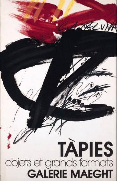 TAPIES Antoni, né en 1923 Exposition « Tapies - objets et grands formats », 1972...
