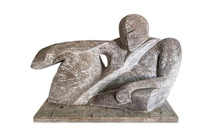 Nicolas ALQUIN, né en 1958 Nicolas ALQUIN, né en 1958
SANS TITRE
Sculpture en bois...