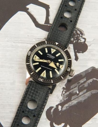 NICOLET WATCH (Médium / Superwaterproof), vers 1960 Montre de plongée de taille médium...