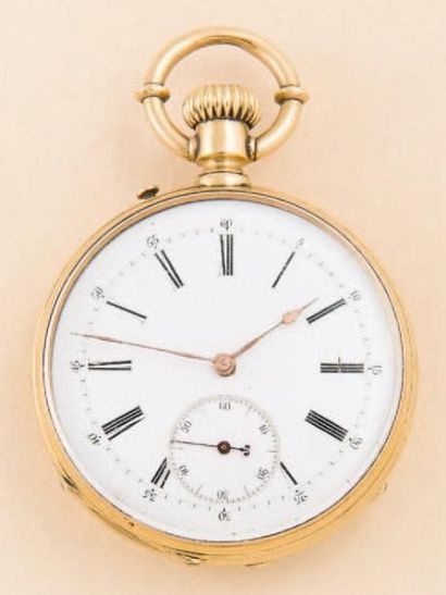 ANTOINE BING PARIS (fin XIX ème), vers 1890 Montre de poche de style «Anglais» en...