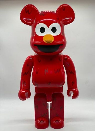Be@rbrick Sesame Street Elmo 1000%, 2016 

Painted cast vinyl

Stamped on the underside

With...