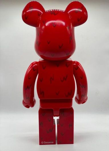 Be@rbrick Sesame Street Elmo 1000%, 2016 

Painted cast vinyl

Stamped on the underside

With...