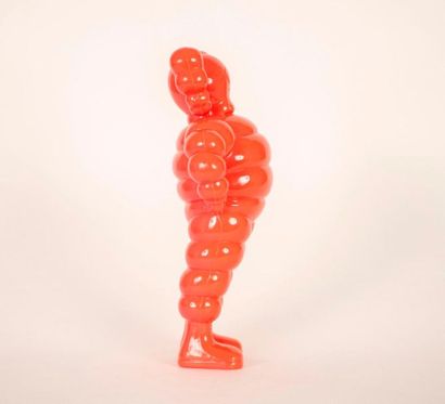 KAWS (Américain, né en 1974) Chum (Pink), 2002 

Figurine en vinyle

Empreinte sous...