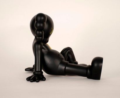 KAWS (Américain, né en 1974) COMPANION (RESTING PLACE) (Black) Figurine en vinyle...