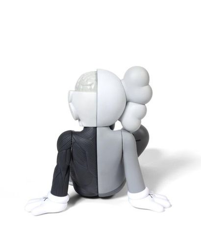 KAWS (Américain, né en 1974) COMPANION (RESTING PLACE) (Grey), 2013 Painted cast...