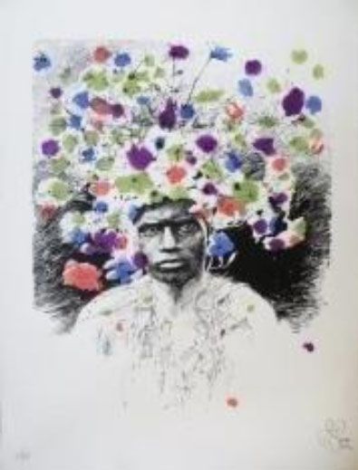 PURE EVIL (Britannique, né en 1968) Portrait 

Sérigraphie en couleurs sur papier...