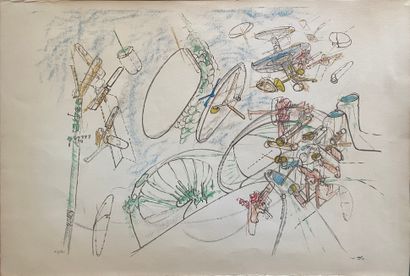 Roberto MATTA (CHILIEN 1911-2002) Roberto MATTA (CHILIEN 1911-2002)



Mécanisme...