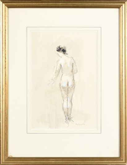 Paul BELMONDO (1898-1982) PAUL BELMONDO (1898-1982)

UNTITLED

Ink wash, chalk and...