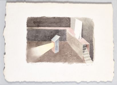 Lucio FANTI (né en 1945) LUCIO FANTI (BORN 1945)

WORKSHOP THEATRE, 1983

Watercolour...