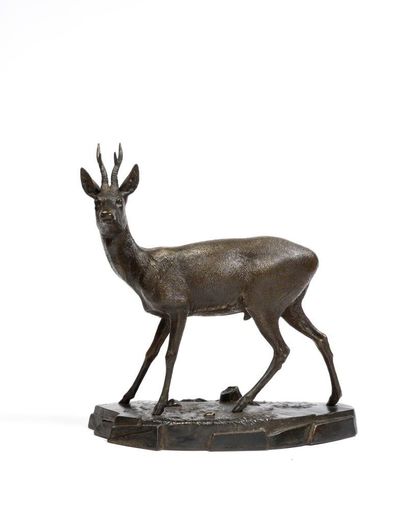 Ferdinand PAUTROT (1832 – 1874) Ferdinand PAUTROT (1832 - 1874)

The deer on the...