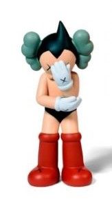 KAWS ( Américain, né en 1974) Kaws Astro Boy (Red), 2012 
Figurine en vinyle peint....