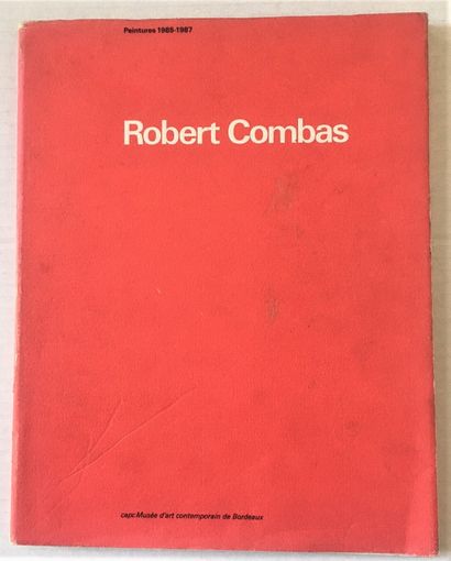 ROBERT COMBAS (Français, né Soft cover book in French and Dutch with reproductions...