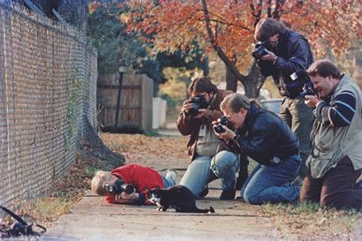 AFP - Mike NELSON AFP - Mike NELSON

« Photo call » le 17 novembre 1992 pour Socks,

le...