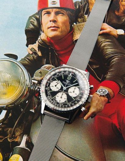 BREITLING (CHRONOGRAPHE NAVITIMER / 806 - DERNIÈRE GÉNÉRATION), VERS 1967 Chronographe...