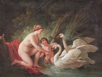 null JEAN BAPTISTE HUET (Paris 1745 - 1811)

Nymphes et putti jouant avec des cygnes

Paire...