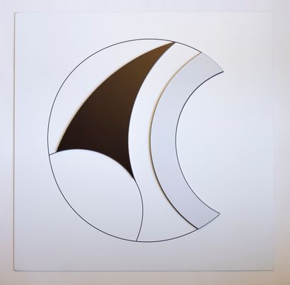 GOTTFRIED HONEGGER (Suisse, 1917-2016) Composition abstraite, 2014. Composition 3D...