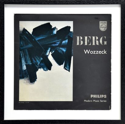 PIERRE SOULAGES (Français, né en 1919) Berg. Wozzeck,1961 Pochette illustrée par... Gazette Drouot