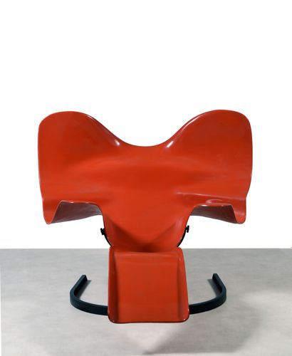 BERNARD RANCILLAC (1931-2019) BERNARD RANCILLAC (1931-2019)

Elephant armchair, 1966-2008

Red...