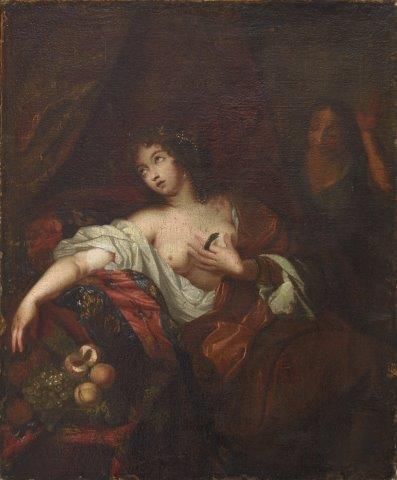 ÉCOLE HOLLANDAISE VERS 1700, DUTCH SCHOOL AROUND 1700,

follower of Constantin NETSCHER

Cleopatra

Oil...