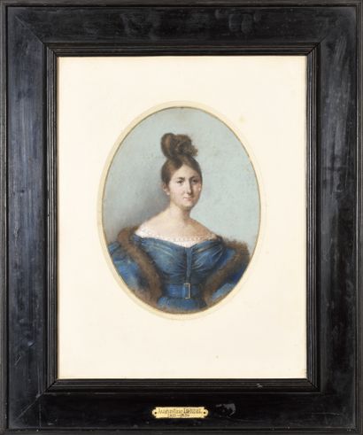 ÉCOLE FRANÇAISE, 1821, AUGUSTINE DERBEL ÉCOLE FRANÇAISE, 1821, AUGUSTINE DERBEL 
Portrait...