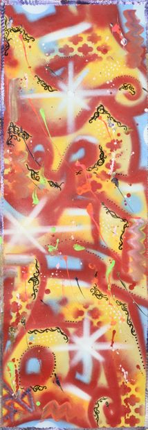 DELTA2 (Américain, né en 1968) DELTA2 (American, born in 1968)


Untitled, 2021


Spray...