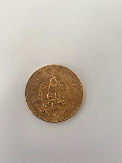 null 
1 pièce de 50 pesos or de 1821-1947
