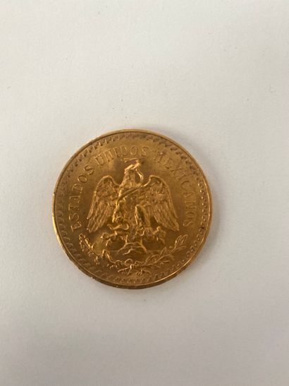  1 piece of 50 gold pesos from 1821-1945 