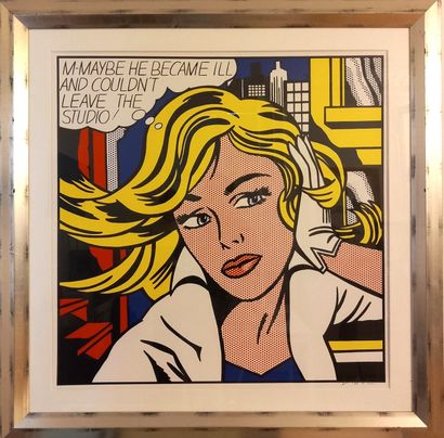 Roy LICHTENSTEIN (1923-1997) 
Roy LICHTENSTEIN (1923-1997)

M-Maybe he became ill...