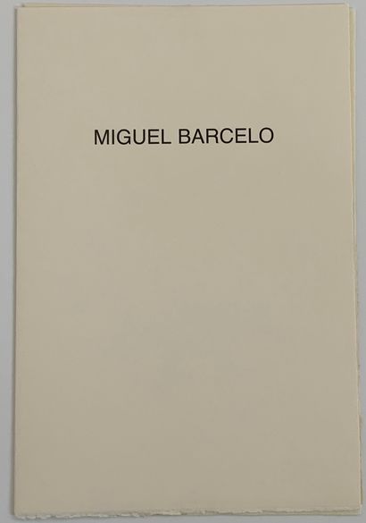 Miguel BARCELO (Espagnol, né en 1957) Miguel BARCELO (Espagnol, né en 1957)

Miguel...