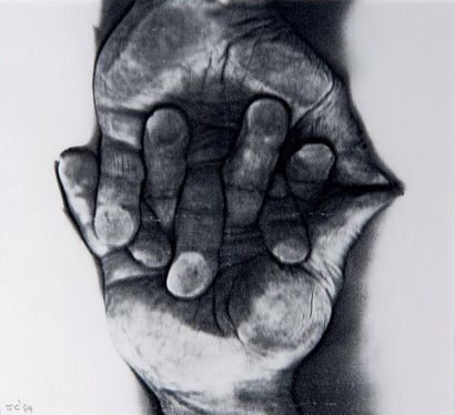 John COPLANS (1920-2003) Mains Photocopie des mains de l'artiste, signée du monogramme...