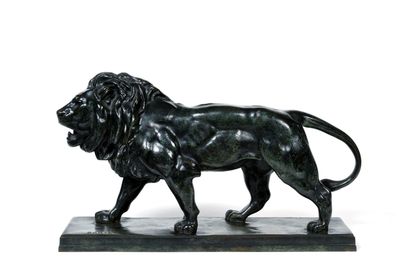 Antoine Louis Barye (1796-1875) Antoine Louis BARYE (1796-1875)

Le lion qui marche

Bronze... Gazette Drouot