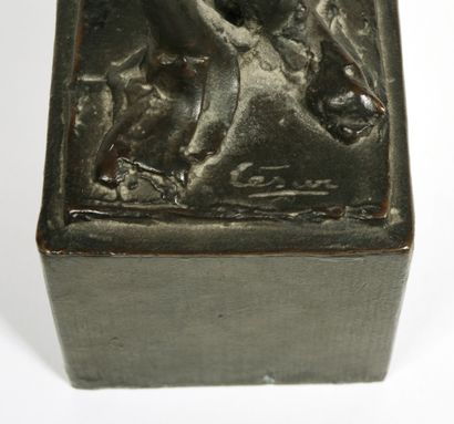CESAR (1921 – 1998) CESAR (1921 – 1998)
POULETTE, 1982
Sculpture en bronze à patine...