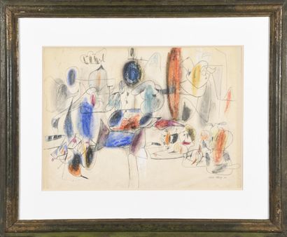 Arshile GORKY (1904-1948) Arshile GORKY (1904-1948) 
Sans titre, 1943 
Graphite et...