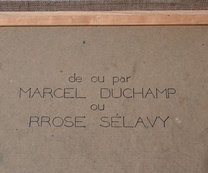 Marcel DUCHAMP (1887-1968) Marcel DUCHAMP (1887-1968)
De ou par Marcel Duchamp ou...